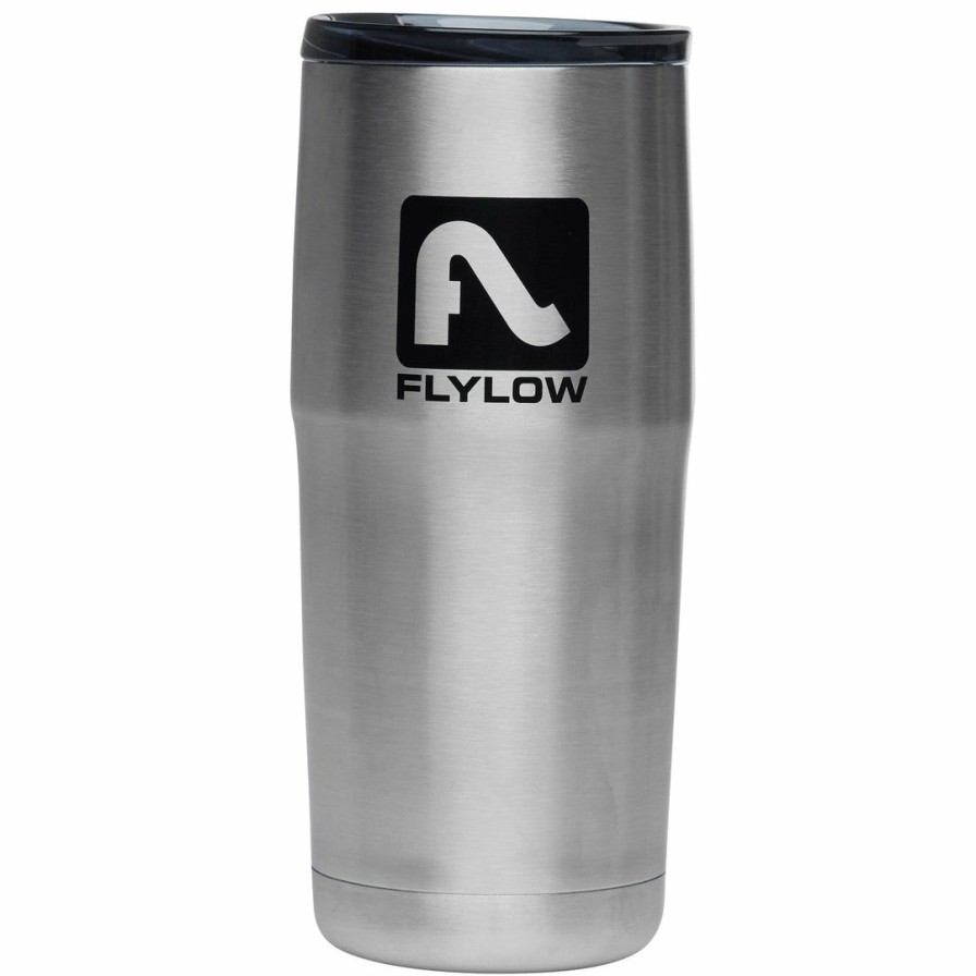 Men'S Flylow | Flylow Accessories Eco Vessel Insulated Metro Tumbler Silver