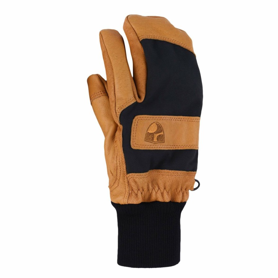 Men'S Collections Flylow | Flylow Gear Gloves Maine Line High Fives Edition Natural/Black