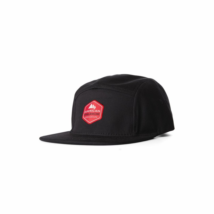 Hats Flylow | Flylow Gear American Avalanche Association Cap Hats Black