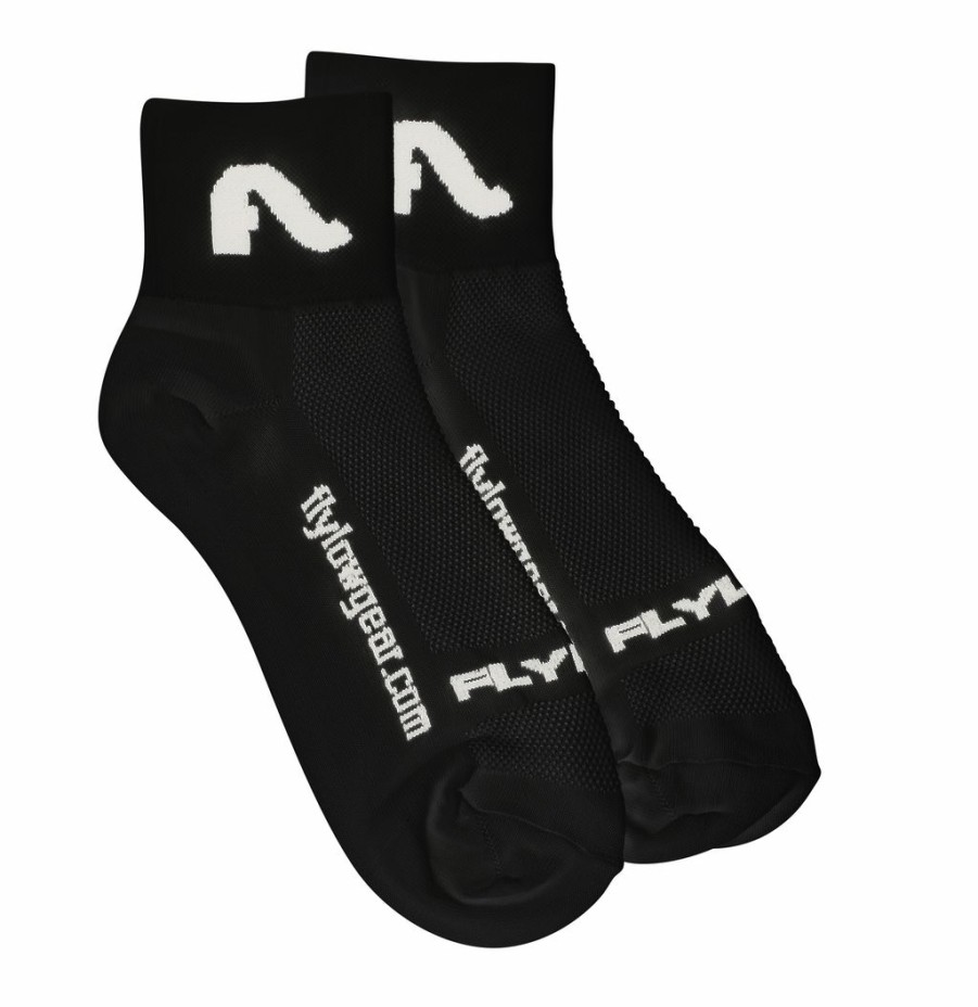 Men'S Collections Flylow | Flylow Gear Accessories Tighty Whitey Bike Sock Black