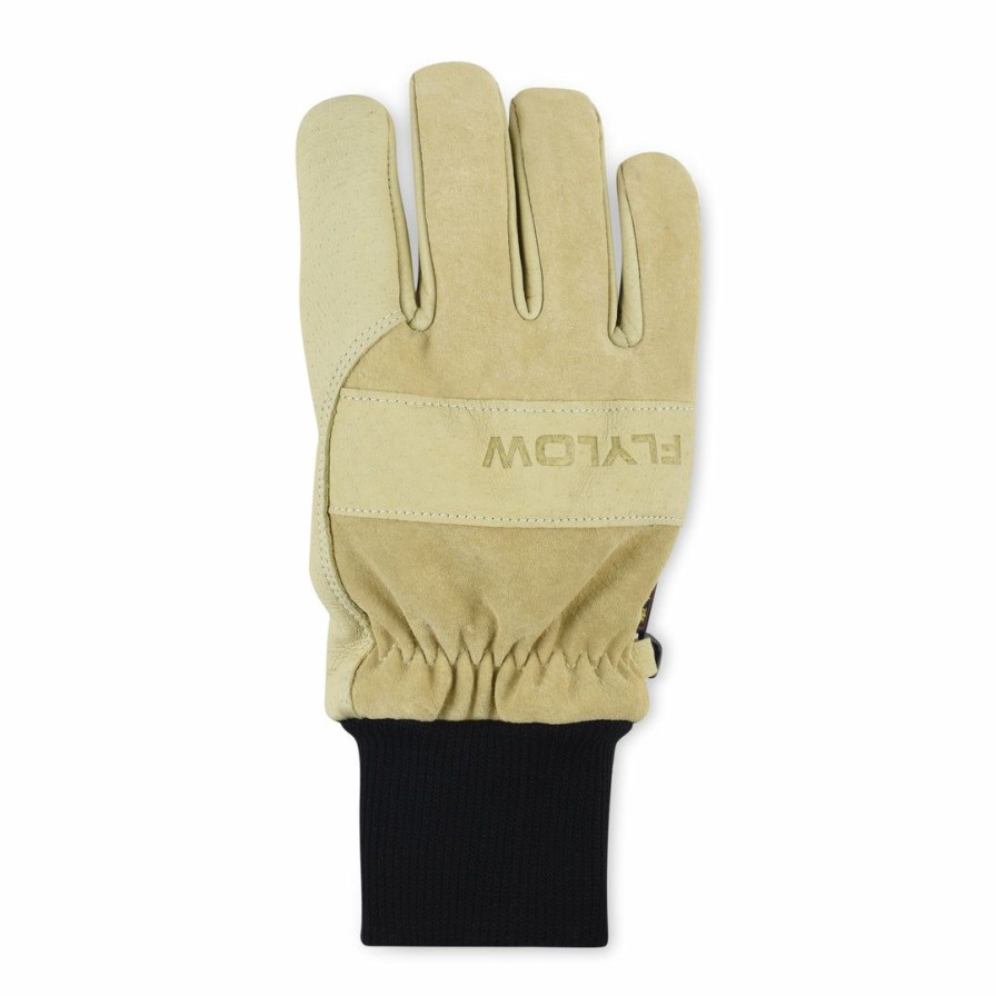 Men'S Flylow | Flylow Gear Ridge Glove Jm Cream