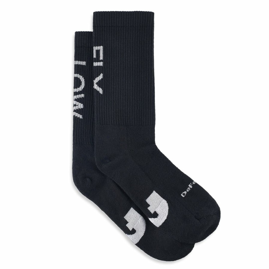 Men'S Flylow | Flylow Gear 2021 Mtb Sock Accessories Black/Grey