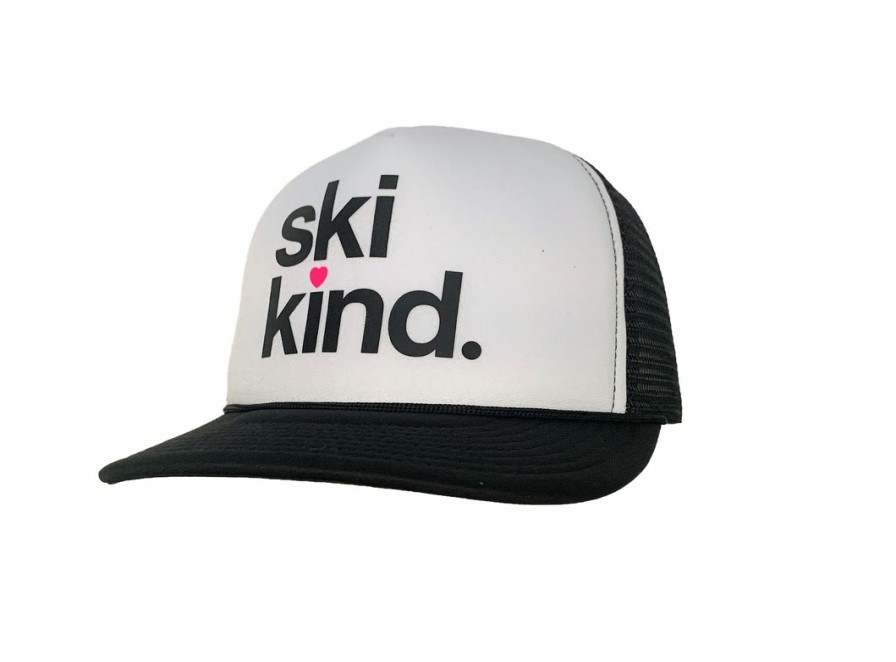 Men'S Collections Flylow | Flylow Gear Men'S Ski Kind Trucker Black/White