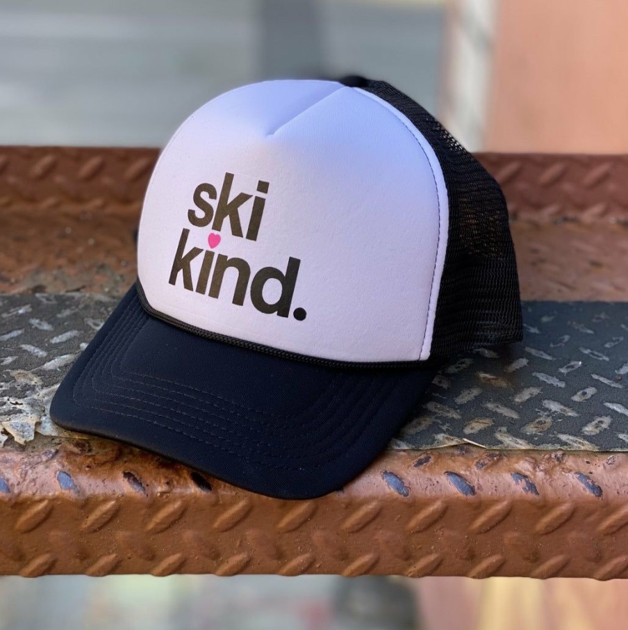 Men'S Collections Flylow | Flylow Gear Men'S Ski Kind Trucker Black/White